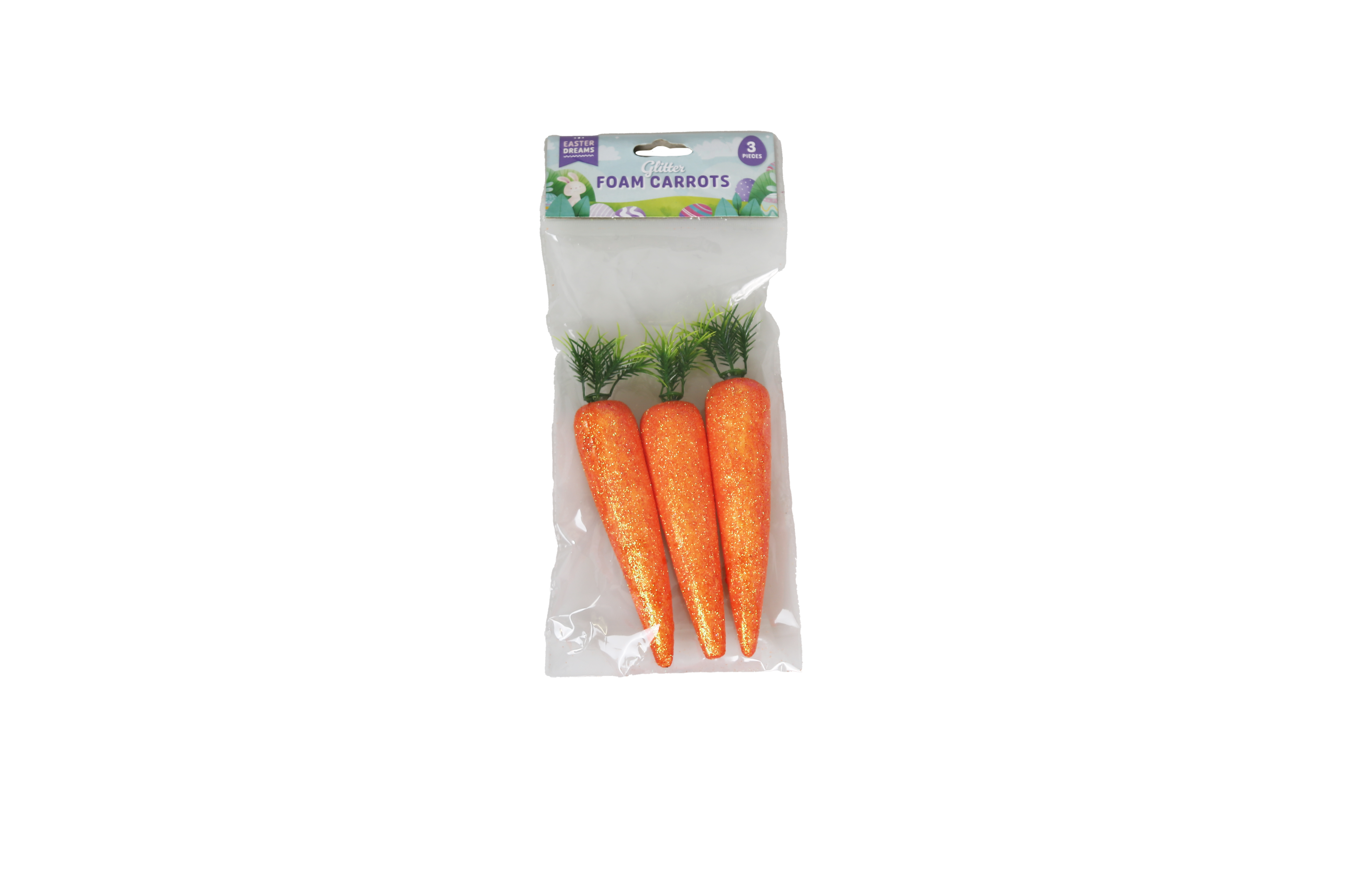 carrots Glitter Foam Carrots